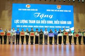 Đo&#224;n Thanh ni&#234;n Ch&#237;nh phủ thăm, động vi&#234;n lực lượng diễu binh, diễu h&#224;nh dịp kỷ niệm 80 năm Ng&#224;y Quốc kh&#225;nh