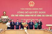 Phân công công tác của Bộ trưởng, Chủ nhiệm, các Phó Chủ nhiệm Văn phòng Chính phủ