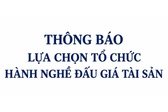 VPCP thông báo lựa chọn tổ chức hành nghề đấu giá tài sản