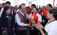 Chủ tịch nước dự Ngày hội Đại đoàn kết toàn dân tộc tại Phong Thổ, Lai Châu
