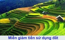 Nguyên tắc miễn, giảm tiền sử dụng đất