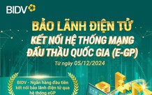 BIDV kết nối Hệ thống mạng đấu thầu quốc gia triển khai bảo lãnh điện tử