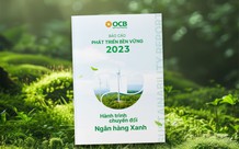 OCB công bố báo cáo phát triển bền vững độc lập 2023