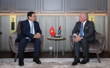 Thủ tướng Phạm Minh Chính hội kiến Quốc vương Jordan