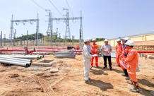 Lãnh đạo EVN kiểm tra tiến độ thi công dự án đường dây 500kV Lào Cai - Vĩnh Yên