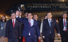 越南政府总理范明政抵达中国天津开始出席上海合作组织峰会之旅