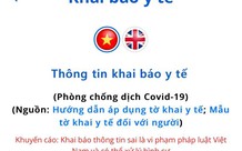 Đẩy mạnh khai báo y tế điện tử bằng mã QR 