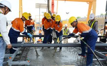 Đúc đốt dầm đầu tiên tuyến metro Bến Thành-Suối Tiên