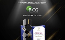 Tập đoàn Bamboo Capital nhận giải “Doanh nghiệp xuất sắc châu Á”