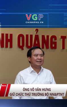 Ông Võ Văn Hưng giữ chức Thứ trưởng Bộ Nông nghiệp và Phát triển nông thôn