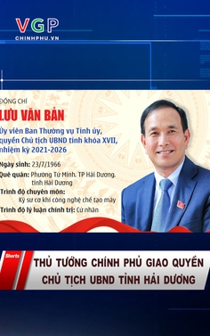 Thủ tướng Chính phủ giao Quyền Chủ tịch UBND tỉnh Hải Dương