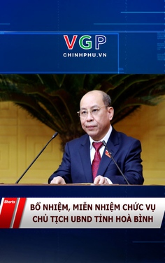 Bổ nhiệm, miễn nhiệm chức vụ chủ tịch UBND tỉnh Hoà Bình