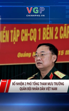 Bổ nhiệm 2 Phó Tổng Tham mưu trưởng Quân đội nhân dân Việt Nam