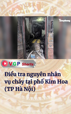 Điều tra nguyên nhân vụ cháy tại phố Kim Hoa, TP Hà Nội