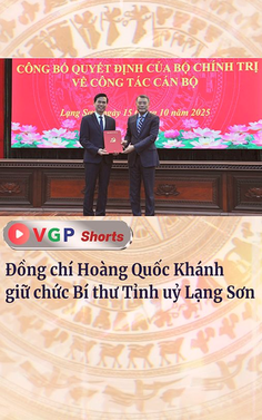 Đồng chí Hoàng Quốc Khánh giữ chức Bí thư Tỉnh ủy Lạng Sơn