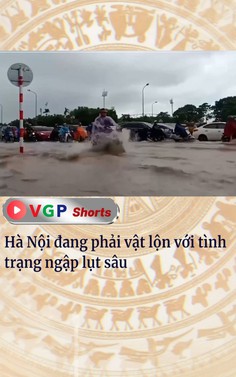 Một số điểm tại Hà Nội đang phải vật lộn với tình trạng ngập lụt sâu