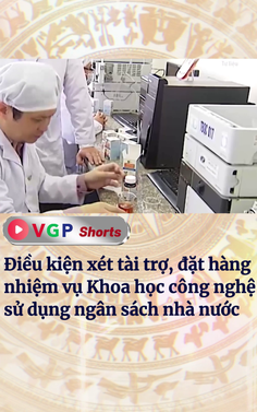 Điều kiện xét tài trợ nhiệm vụ Khoa học công nghệ sử dụng ngân sách nhà nước
