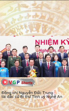 Đồng chí Nguyễn Đức Trung tái đắc cử Bí thư Tỉnh uỷ Nghệ An