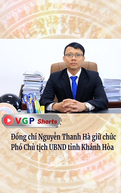 Đồng chí Nguyễn Thanh Hà giữ chức Phó Chủ tịch UBND tỉnh Khánh Hòa