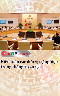 Kiện toàn các đơn vị sự nghiệp trong tháng 11/2025