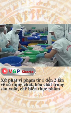 Xử phạt vi phạm từ 1 đến 2 lần về sử dụng chất, hóa chất trong sản xuất, chế biến thực phẩm