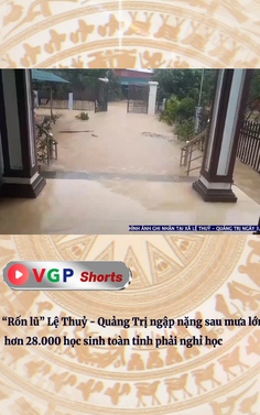 “Rốn lũ” Lệ Thuỷ - Quảng Trị ngập nặng sau mưa lớn, hơn 28.000 học sinh toàn tỉnh phải nghỉ học