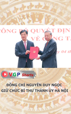 Đồng chí Nguyễn Duy Ngọc giữ chức Bí thư Thành ủy Hà Nội