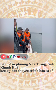 Lãnh đạo phường Nha Trang, tỉnh Khánh Hoà kêu gọi tàu thuyền tránh bão số 13