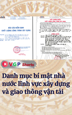Danh mục bí mật nhà nước lĩnh vực xây dựng và giao thông vận tải