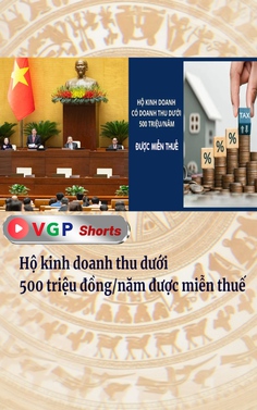 Hộ kinh doanh thu dưới 500 triệu đồng/năm được miễn thuế