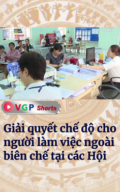 Giải quyết chế độ cho người làm việc ngoài biên chế tại các Hội 