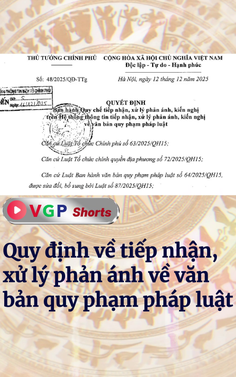Quy định về tiếp nhận, xử lý phản ánh về văn bản quy phạm pháp luật