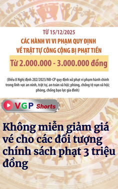 Không miễn giảm giá vé cho các đối tượng chính sách phạt 3 triệu đồng