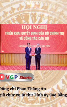 Đồng chí Phan Thăng An giữ chức vụ Bí thư Tỉnh ủy Cao Bằng