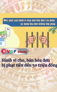 Hành vi cho, bán hóa đơn bị phạt tiền đến 50 triệu đồng