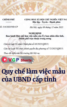 Quy chế làm việc mẫu của UBND cấp tỉnh, thành phố