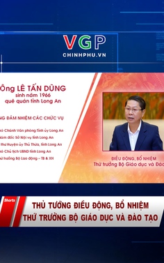 Thủ tướng điều động, bổ nhiệm Thứ trưởng Bộ Giáo dục và Đào tạo