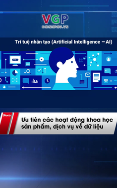 Ưu tiên các hoạt động khoa học, sản phẩm, dịch vụ về dữ liệu