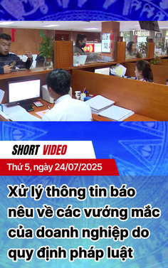 Xử lý thông tin báo nêu về các vướng mắc của doanh nghiệp do quy định pháp luật