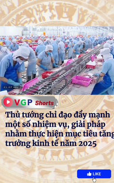 Nhiệm vụ, giải pháp thực hiện mục tiêu tăng trưởng kinh tế năm 2025