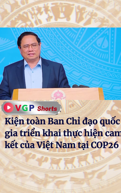 Kiện toàn Ban Chỉ đạo quốc gia triển khai thực hiện cam kết của Việt Nam tại COP26
