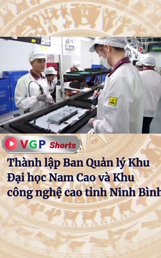 Thành lập Ban Quản lý Khu Đại học Nam Cao và Khu công nghệ cao tỉnh Ninh Bình