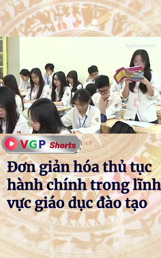 Đơn giản hóa thủ tục hành chính trong lĩnh vực giáo dục đào tạo