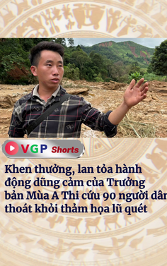 Khen thưởng Trưởng bản Mùa A Thi cứu 90 người dân trong lũ quét
