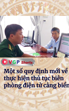 Một số quy định mới về thực hiện thủ tục biên phòng điện tử cảng biển