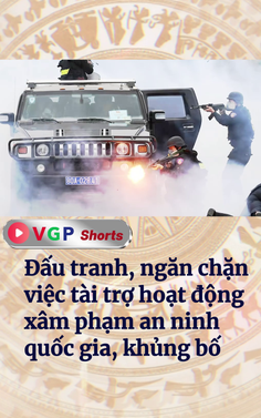 Đấu tranh, ngăn chặn việc tài trợ hoạt động xâm phạm an ninh quốc gia