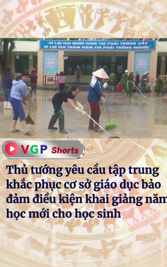 Khắc phục cơ sở giáo dục bảo đảm điều kiện khai giảng năm học mới cho học sinh