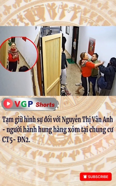 Tạm giữ hình sự đối với người hành hung hàng xóm tại chung cư CT5- ĐN2