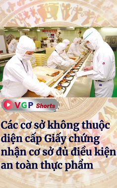 Các cơ sở miễn trừ cấp Giấy chứng nhận cơ sở đủ điều kiện an toàn thực phẩm