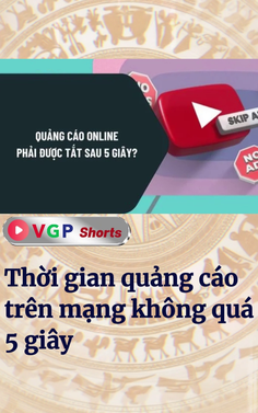 Thời gian quảng cáo trên mạng không quá 5 giây